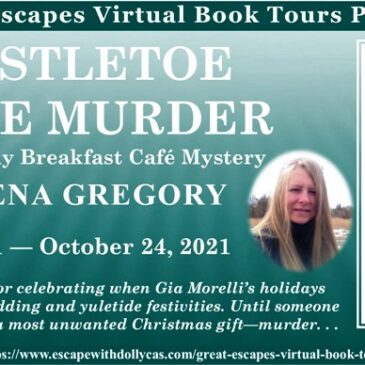 #Giveaway + Excerpt ~ Mistletoe Cake Murder (An All-Day Breakfast Cafe Mystery) by Lena Gregory… #books #CozyMystery #readers