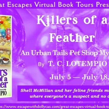 #Giveaway ~ Killers of a Feather (An Urban Tails Pet Shop Mystery) by T.C. Lotempio… #books #CozyMystery #readers