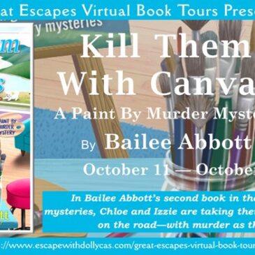 #Giveaway ~ Kill Them with Canvas (A Paint by Murder Mystery) by Bailee Abbott… #books #CozyMystery #readers