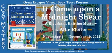 #Giveaway ~ It Came Upon a Midnight Shear (A Riverbank Knitting Mystery) by Allie Pleiter… #books #CozyMystery #readers