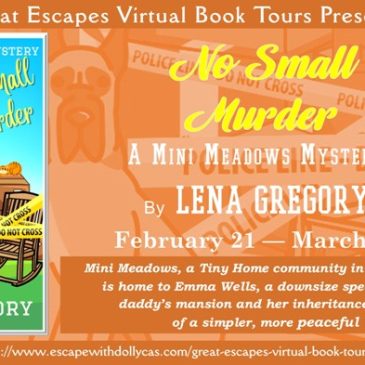 #Giveaway ~ No Small Murder (A Mini Meadows Mystery) by Lena Gregory… #books #CozyMystery #readers