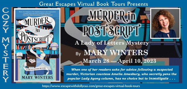 #Giveaway ~ Murder in Postscript (A Lady of Letters Mystery) by Mary Winters… #books #CozyMystery #readers