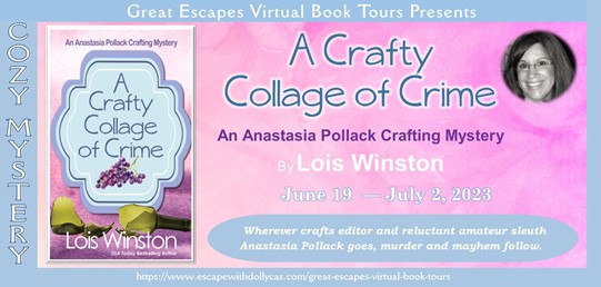 #Giveaway ~ A Crafty Collage of Crime (An Anastasia Pollack Crafting Mystery) by Lois Winston… #CozyMystery #books #readers