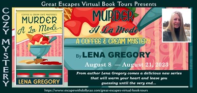 #Giveaway ~ Murder A La Mode (A Coffee and Cream Mystery) by Lena Gregory… #CozyMystery #books #readers