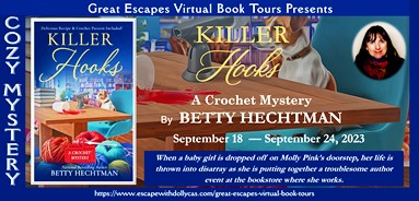 Guest Post ~ Killer Hooks (A Crochet Mystery) by Betty Hechtman… #CozyMystery #books #readers