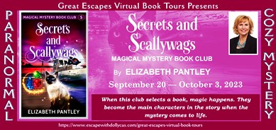 #Giveaway ~ Secrets and Scallywags (Magical Mystery Book Club) by Elizabeth Pantley… #CozyMystery #books #readers
