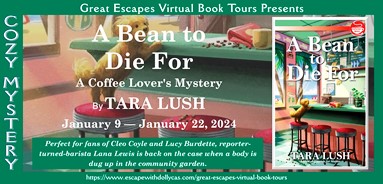 #Giveaway ~ A Bean to Die For (A Coffee Lover’s Mystery) by Tara Lush… #CozyMystery #books #readers