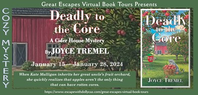 #Giveaway ~ Deadly to the Core (A Cider House Mystery) by Joyce Tremel… #CozyMystery #readers #books