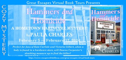 #Giveaway + Excerpt ~ Hammers and Homicide (A Hometown Hardware Mystery) by Paula Charles… #CozyMystery #books #readers